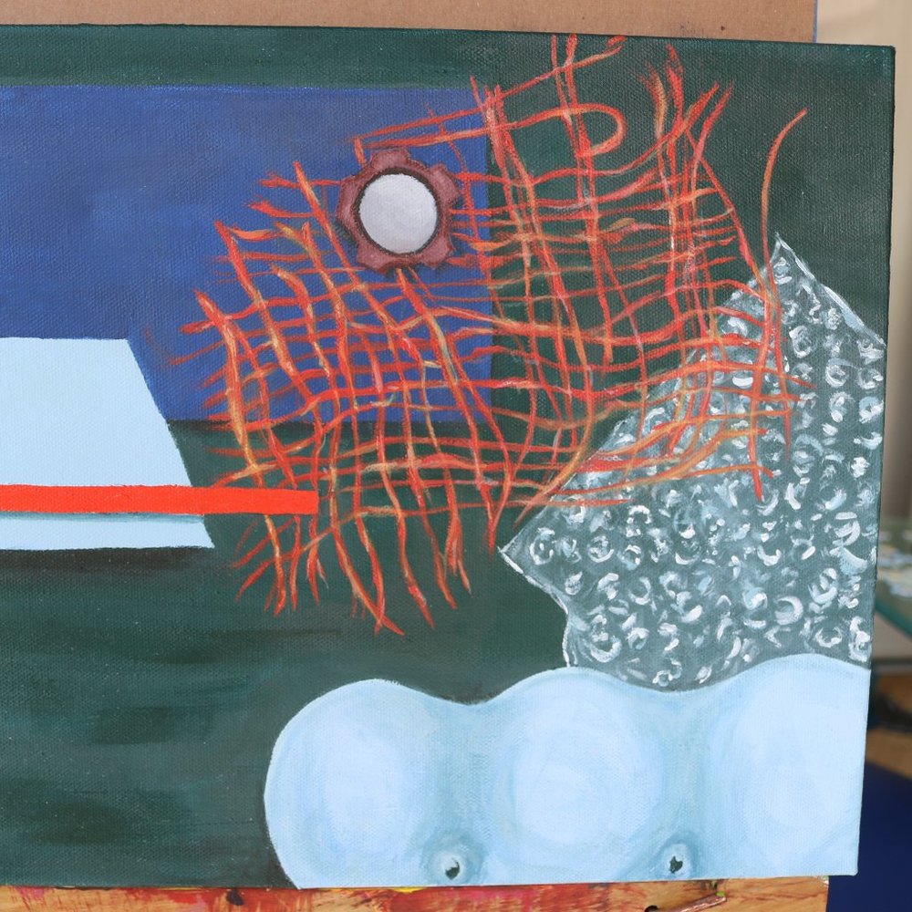 ABSTRACT CHAOS PAINTING BY KARTER - Picture 3 of 3